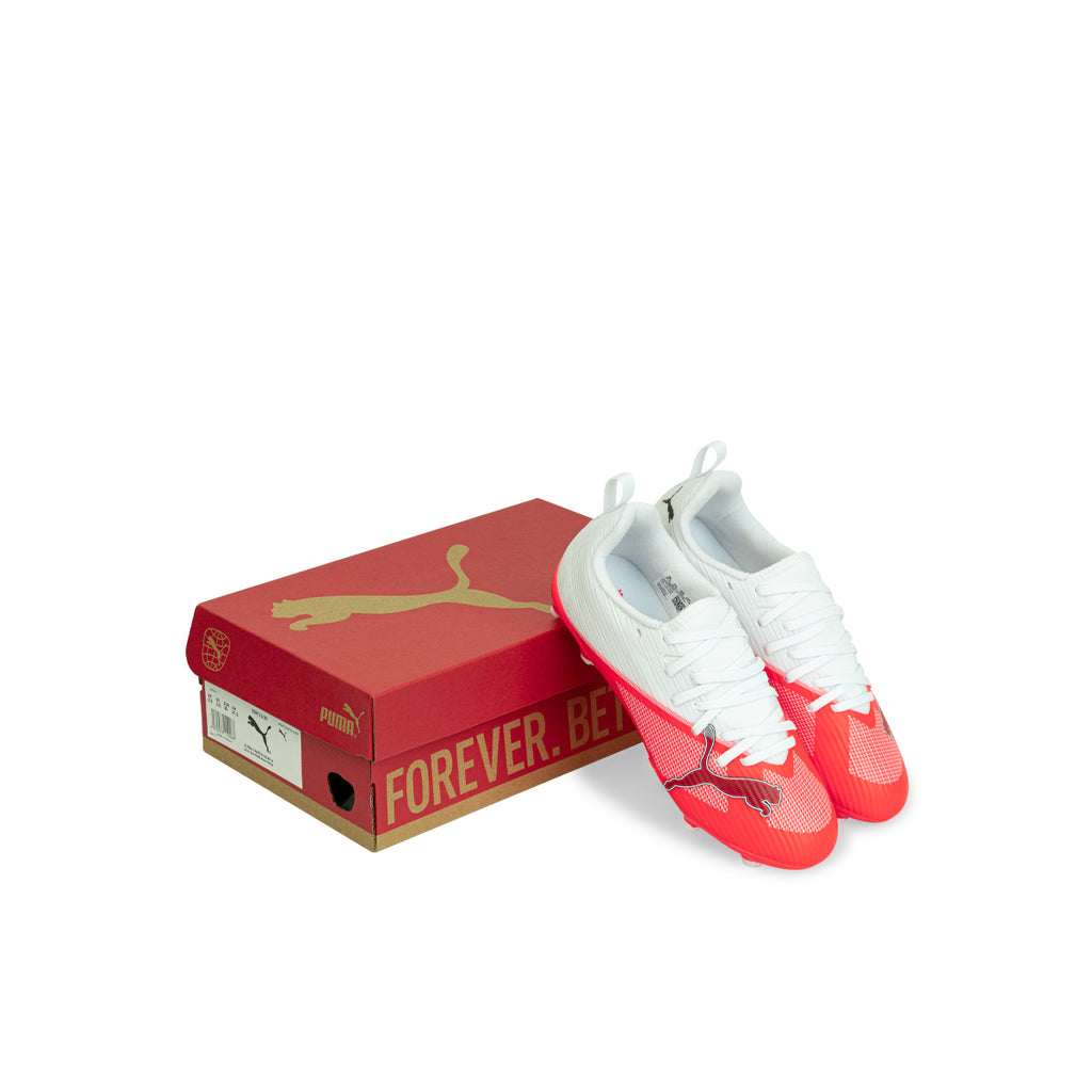 PUMA ULTRA 7 MATCH FG/AG JR - ULTRA RED/PUMA BLACK/PUMA WHITE