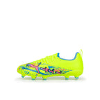 PUMA ULTRA 7 MATCH ADVANCED LEVEL FG/AG JR - PUMA WHITE/BLUE GLIMMER/PINK GLIMMER/YELLOW ALERT