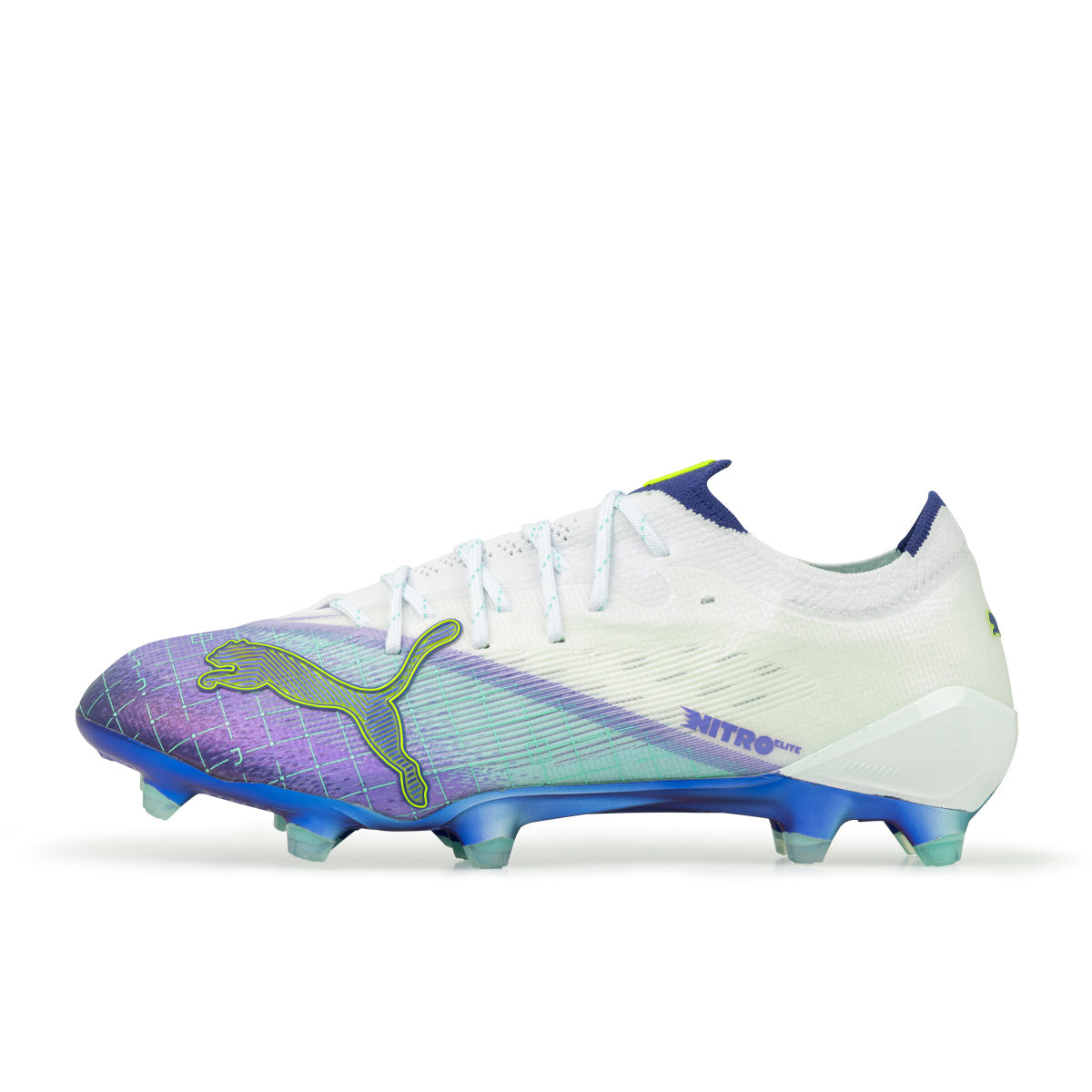 PUMA ULTRA NITRO 7 ULTIMATE HYPER RUSH FG - PUMA WHITE/DARK AMETHYST/LAPIS LAZULI/ELECTRIC PEPPERMINT