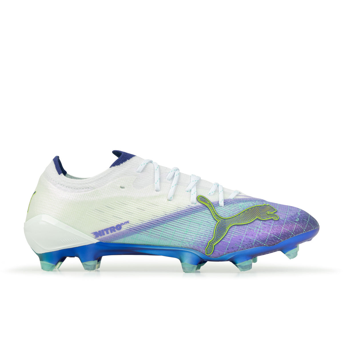 PUMA ULTRA NITRO 7 ULTIMATE HYPER RUSH FG - PUMA WHITE/DARK AMETHYST/LAPIS LAZULI/ELECTRIC PEPPERMINT