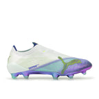 PUMA ULTRA NITRO 7 ULTIMATE LACELESS HYPER RUSH FG - PUMA WHITE/DARK AMETHYST/LAPIS LAZULI/ELECTRIC PEPPERMINT