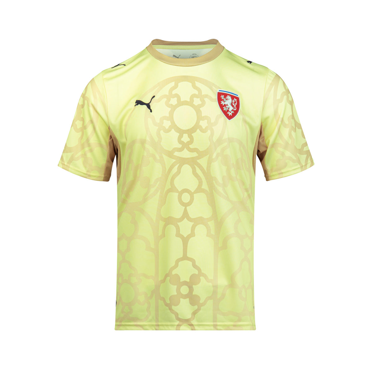 PUMA X CZECH X SALEHE BEMBURY 2026 GOALKEEPER REPLICA JERSEY - GOLD MOON/PEBBLE PATH