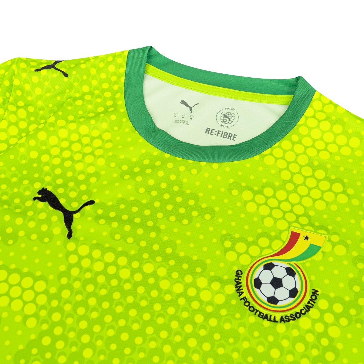PUMA X GHANA X SALEHE BEMBURY 2026 GOALKEEPER REPLICA JERSEY - LIME SMASH/GREEN FRUIT
