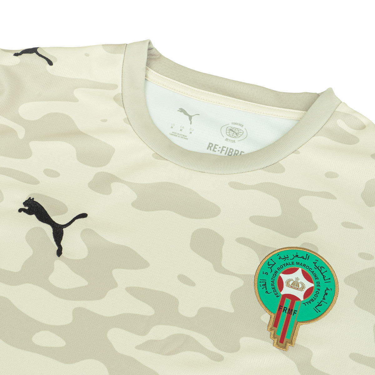 PUMA X MOROCCO X SALEHE BEMBURY 2026 GOALKEEPER REPLICA JERSEY - ALPINE SNOW/DESERT DUST