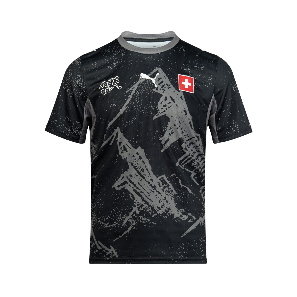 PUMA X SWITZERLAND X SALEHE BEMBURY 2026 GOALKEEPER REPLICA JERSEY - PUMA BLACK/COOL DARK GRAY