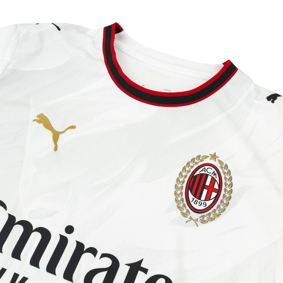 PUMA AC MILAN 2026/2027 AWAY KIDS JERSEY - PUMA WHITE/VICTORY GOLD