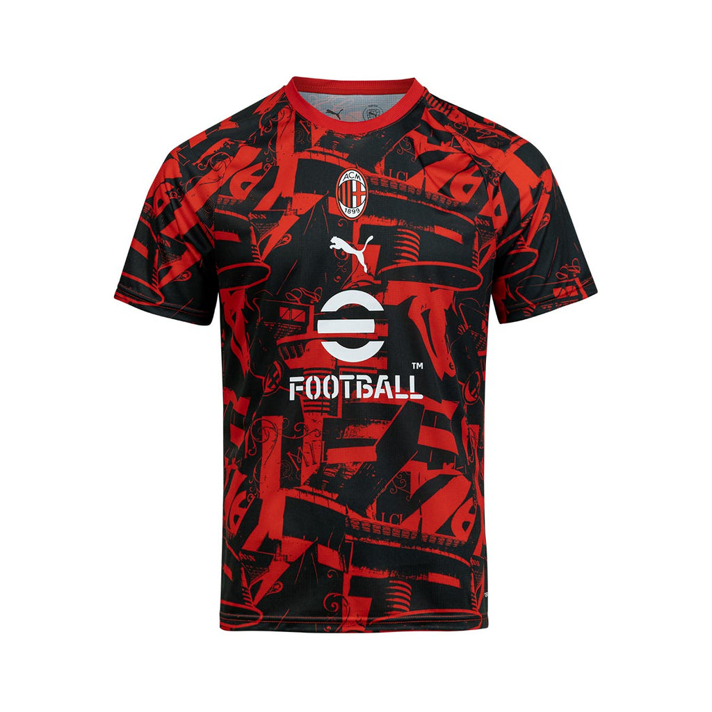 PUMA AC MILAN 2026/2027 PRE MATCH JERSEY - FOR ALL TIME RED/PUMA BLACK