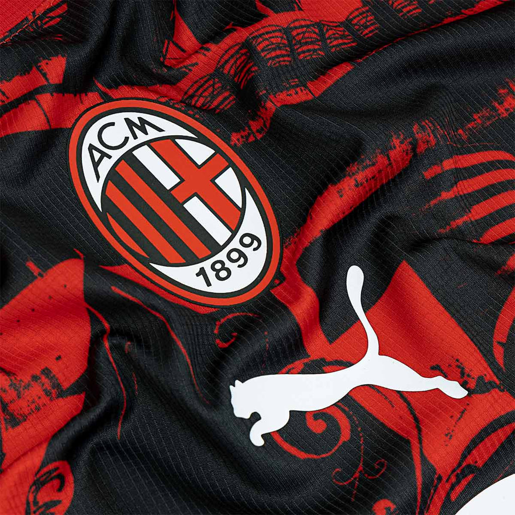 PUMA AC MILAN 2026/2027 PRE MATCH JERSEY - FOR ALL TIME RED/PUMA BLACK
