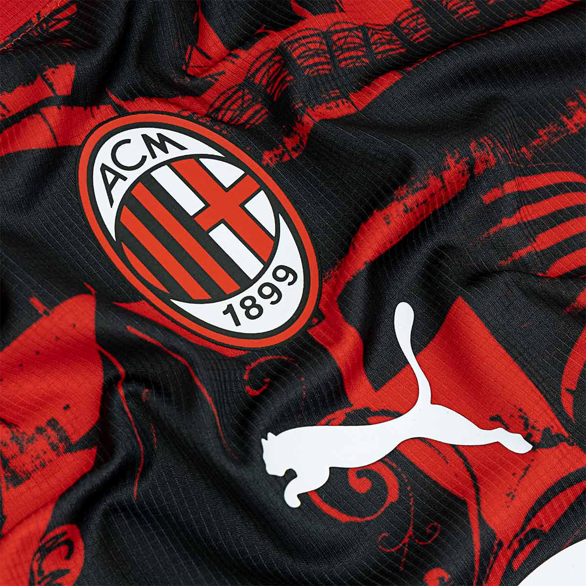 PUMA AC MILAN 2026/2027 PRE MATCH JERSEY - FOR ALL TIME RED/PUMA BLACK