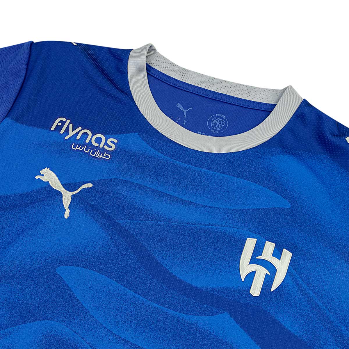 PUMA AL HILAL 2026/2027 HOME REPLICA JERSEY - BLUE INTENSE/VIBRANT SILVER