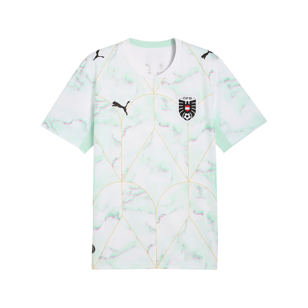 PUMA AUSTRIA 2026 AWAY REPLICA JERSEY - PUMA WHITE/MINT MELT