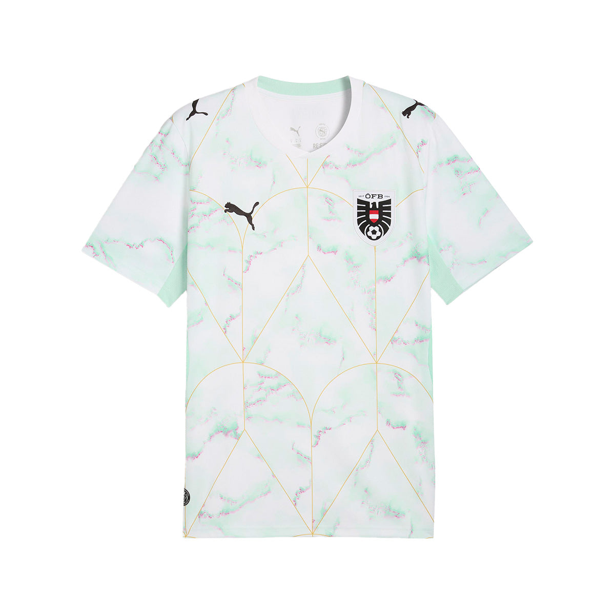 PUMA AUSTRIA 2026 AWAY REPLICA JERSEY - PUMA WHITE/MINT MELT