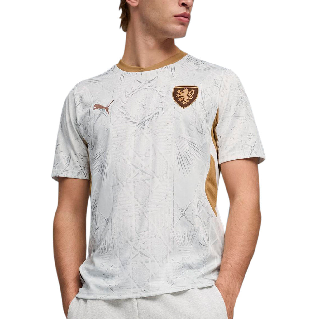 PUMA CZECH 2026 AWAY REPLICA JERSEY - PUMA WHITE/MATTE GOLD