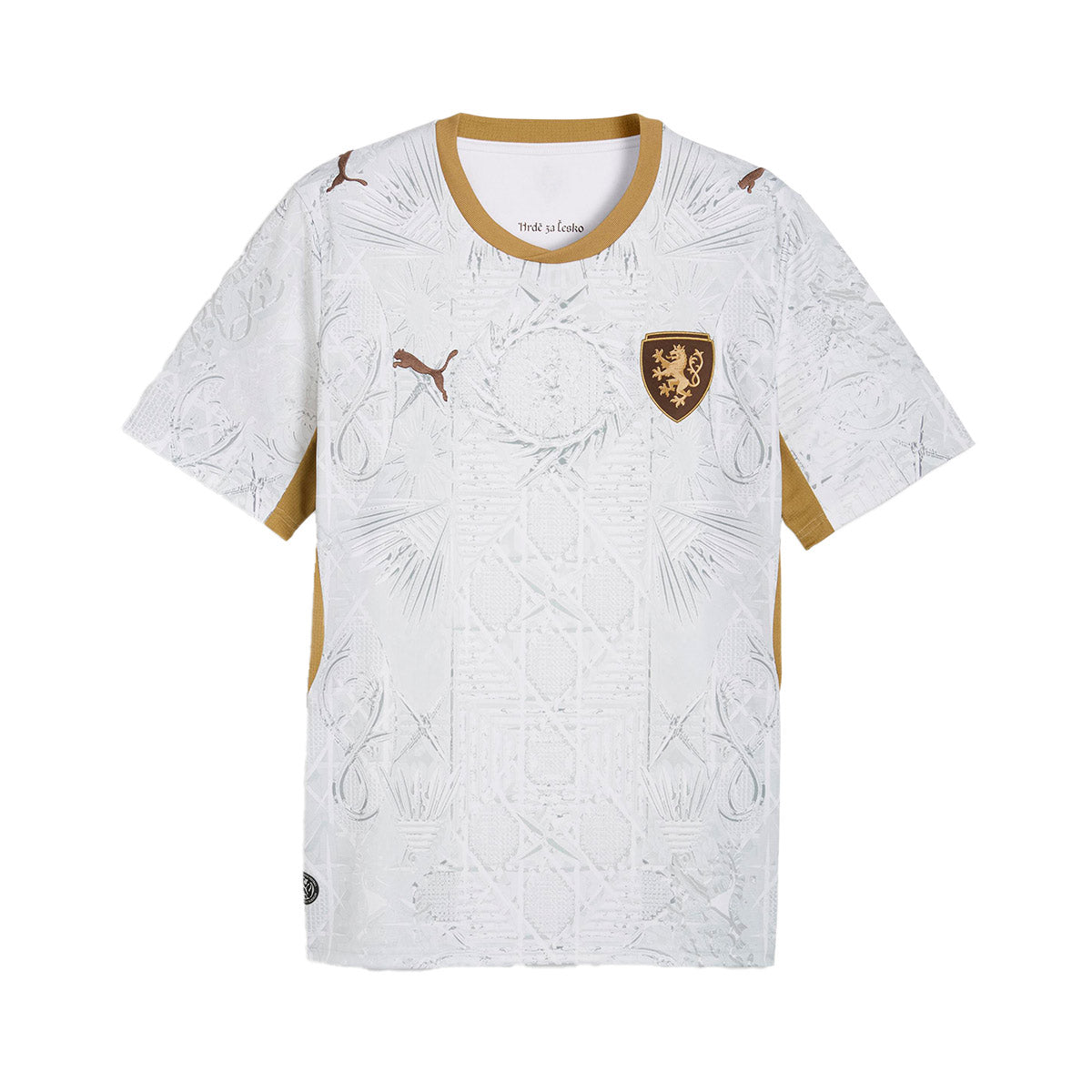 PUMA CZECH 2026 AWAY REPLICA JERSEY - PUMA WHITE/MATTE GOLD