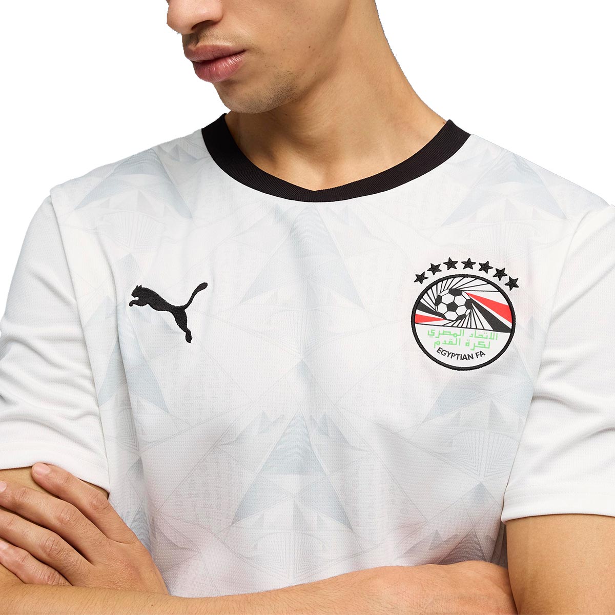 PUMA EGYPT 2026 AWAY REPLICA JERSEY - PUMA WHITE/FEATHER GRAY