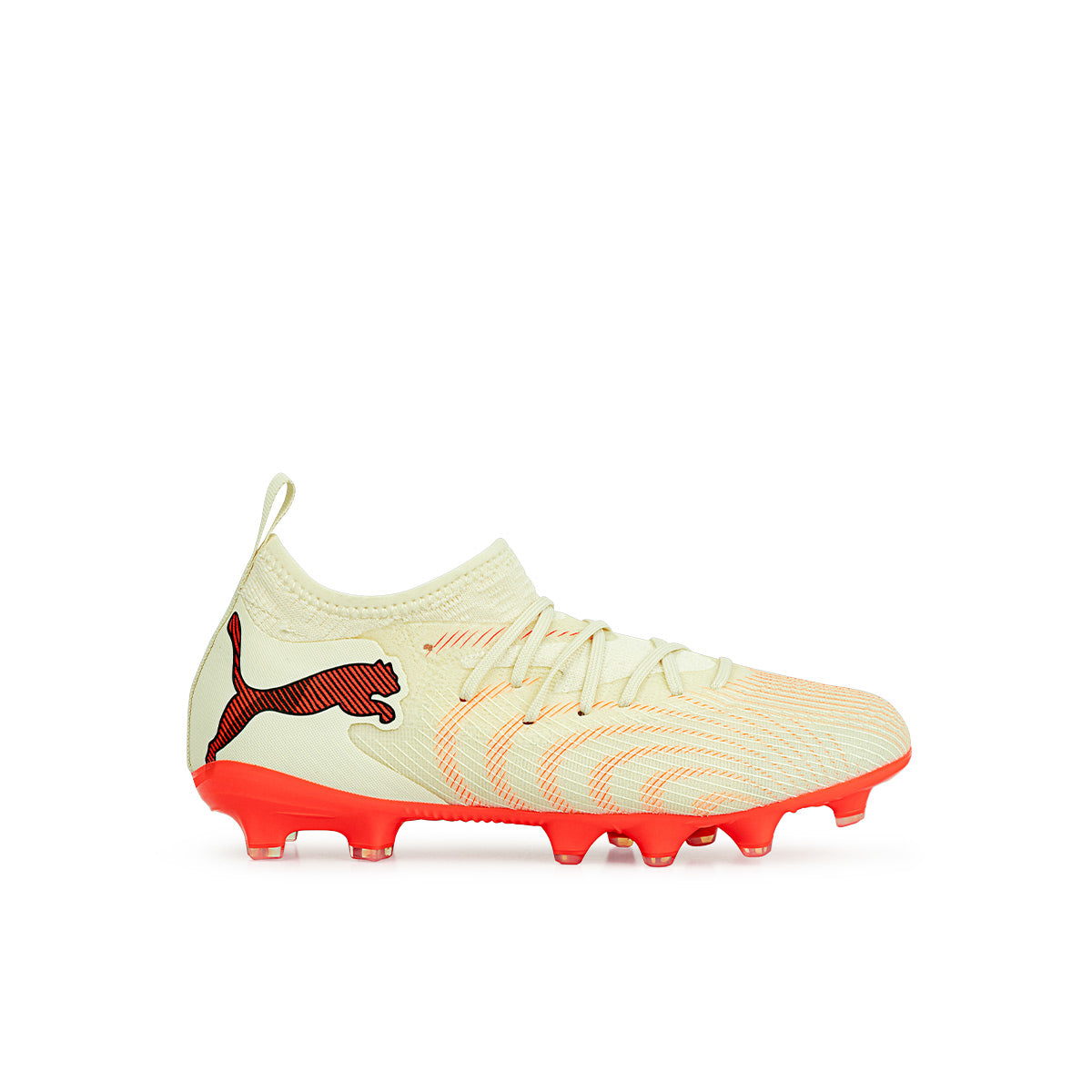 PUMA FUTURE 9 MATCH FG/AG JR - SUGARED ALMOND/PUMA WHITE/ULTRA RED/PUMA BLACK