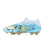PUMA FUTURE 9 ULTIMATE PLAYMAKER FG - PUMA WHITE/VIBRANT BLUE/SUN STREAM/LIGHT AQUA