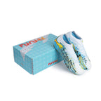 PUMA FUTURE 9 ULTIMATE PLAYMAKER FG - PUMA WHITE/VIBRANT BLUE/SUN STREAM/LIGHT AQUA