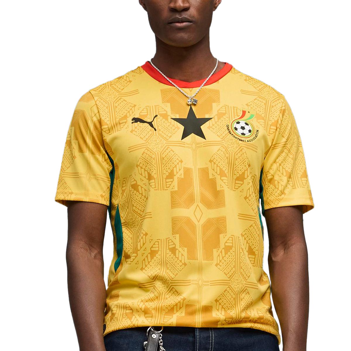 PUMA GHANA 2026 AWAY REPLICA JERSEY - SUNNY YELLOW/ARCHIVE GOLD