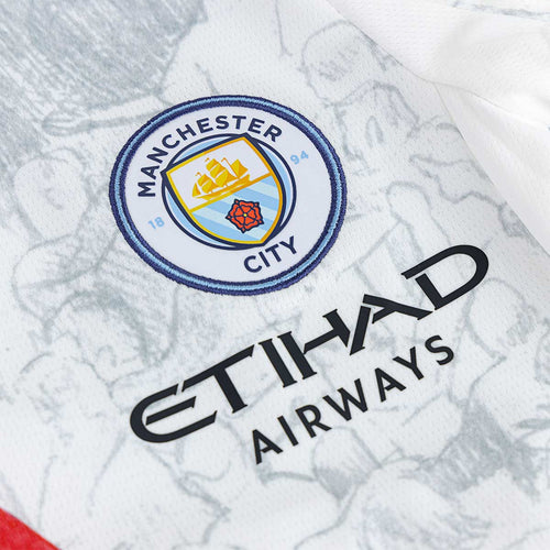 PUMA KIDSUPER MANCHESTER CITY 2025 KIDS JERSEY - PUMA WHITE/PUMA BLACK
