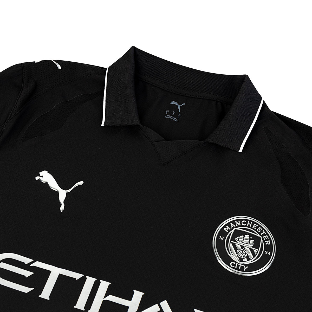 PUMA MANCHESTER CITY 2025/2026 AWAY PLAYER JERSEY - PUMA BLACK
