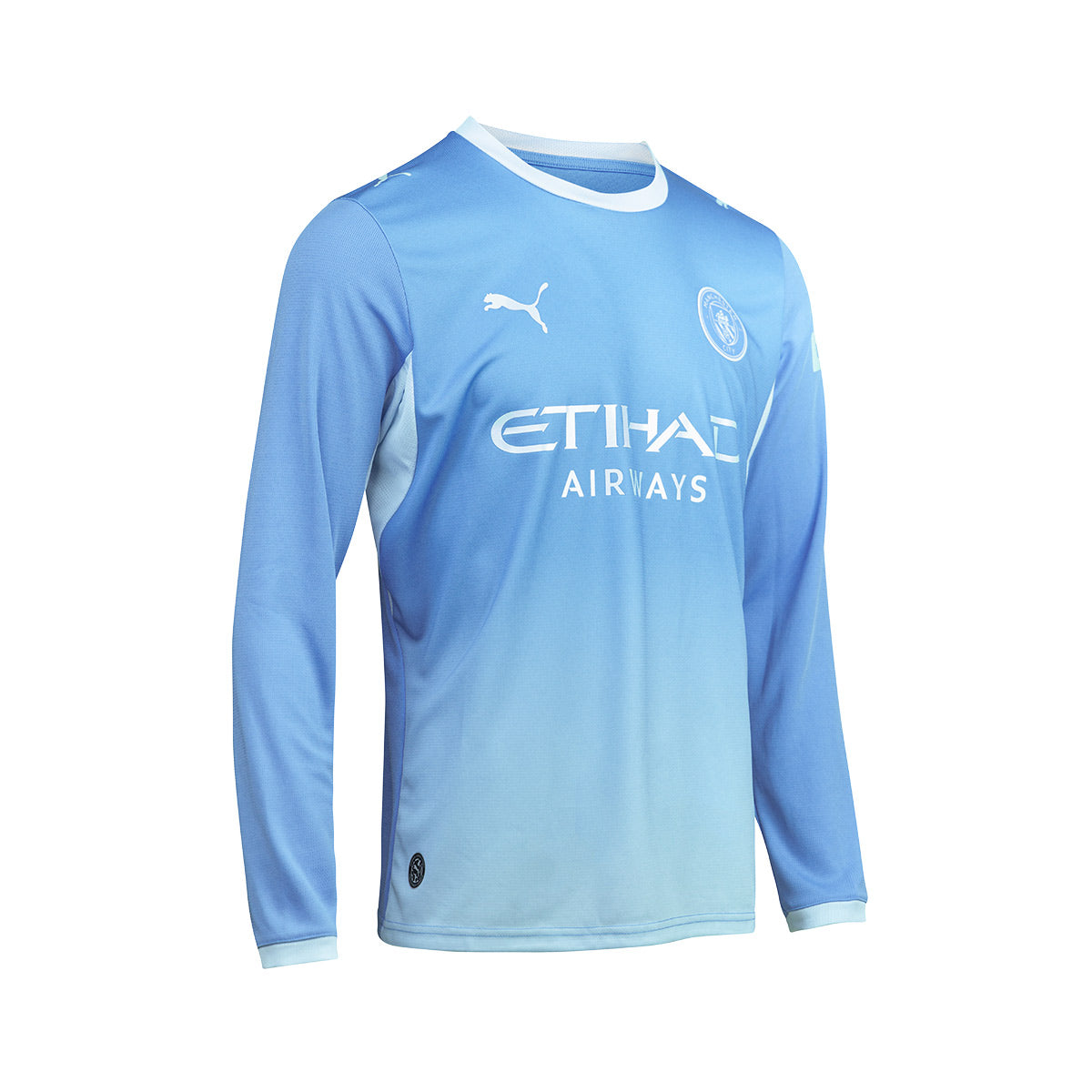 PUMA MANCHESTER CITY 2026/2027 HOME REPLICA LONG SLEEVE JERSEY - TEAM LIGHT BLUE/ICY BLUE