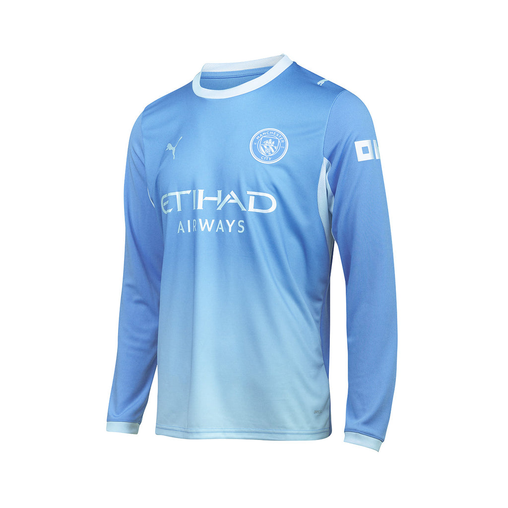 PUMA MANCHESTER CITY 2026/2027 HOME REPLICA LONG SLEEVE JERSEY - TEAM LIGHT BLUE/ICY BLUE