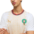 PUMA MOROCCO 2026 AWAY REPLICA JERSEY - PUMA WHITE/VICTORY GOLD