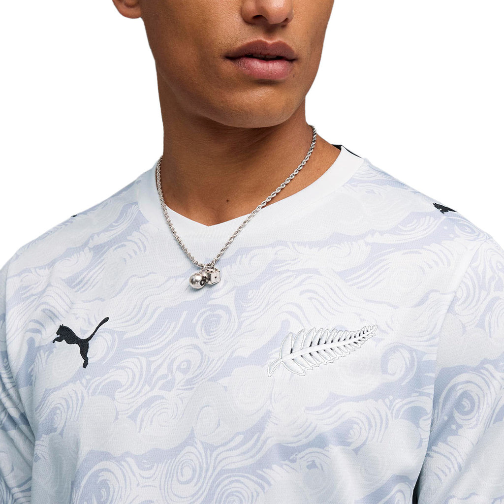 PUMA NEW ZEALAND 2026 AWAY REPLICA JERSEY - PUMA WHITE/SILVER MIST