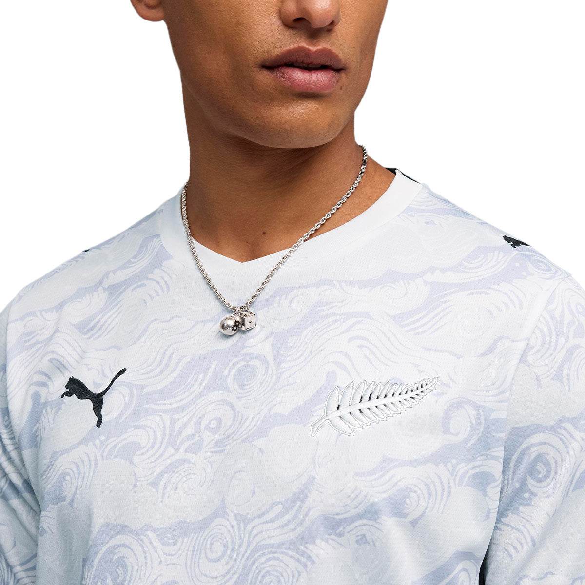PUMA NEW ZEALAND 2026 AWAY REPLICA JERSEY - PUMA WHITE/SILVER MIST