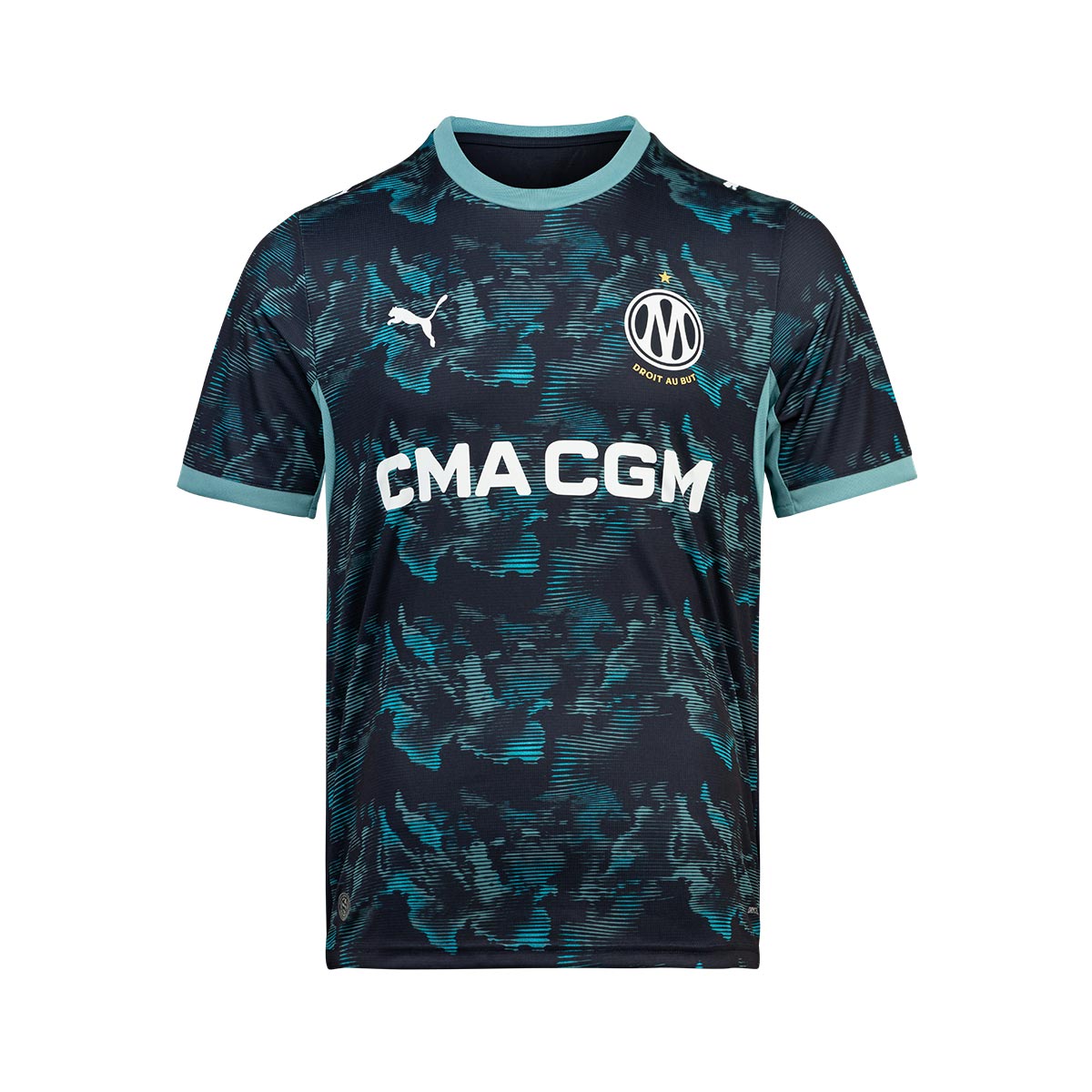 PUMA OLYMPIQUE DE MARSEILLE 2026/2027 AWAY REPLICA JERSEY - NEW NAVY/BALTIC SEA BLUE
