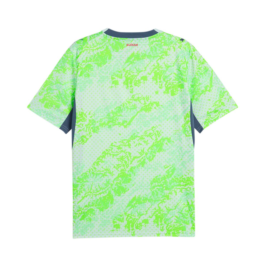 PUMA SWITZERLAND 2026 AWAY REPLICA JERSEY - SEA GLASS/DARK INDIGO