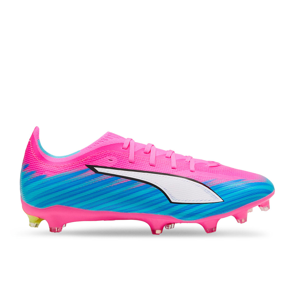 PUMA ULTRA 6 MATCH FG/AG - POISON PINK/PUMA WHITE/SUN STREAM/BRIGHT AQUA/PUMA BLACK
