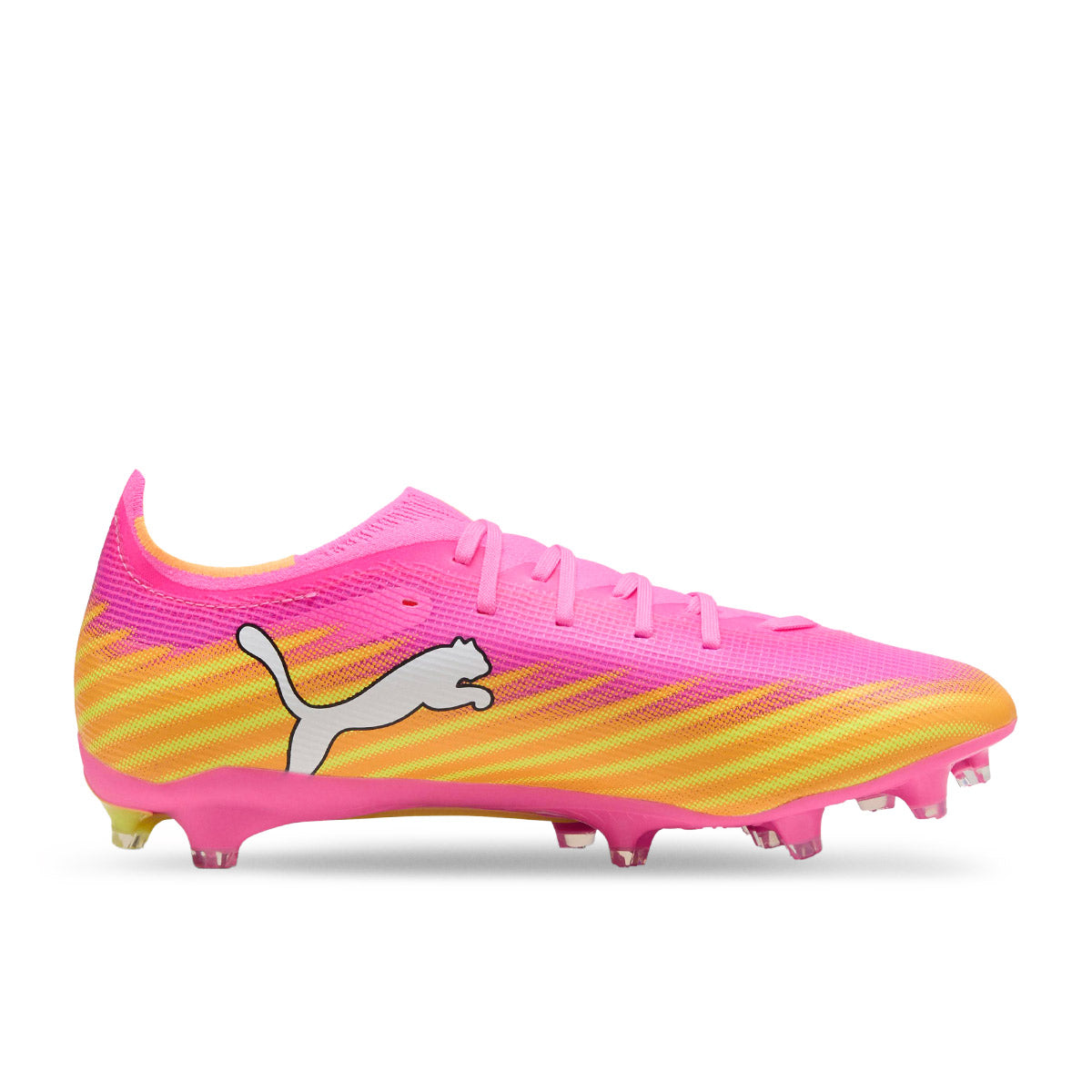 PUMA ULTRA 6 MATCH FG/AG - POISON PINK/PUMA WHITE/SUN STREAM/BRIGHT AQUA/PUMA BLACK