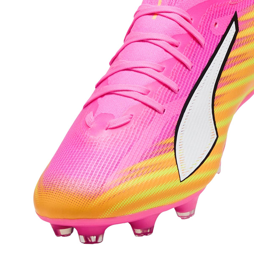 PUMA ULTRA 6 MATCH FG/AG - POISON PINK/PUMA WHITE/SUN STREAM/BRIGHT AQUA/PUMA BLACK