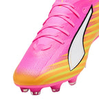 PUMA ULTRA 6 MATCH FG/AG - POISON PINK/PUMA WHITE/SUN STREAM/BRIGHT AQUA/PUMA BLACK