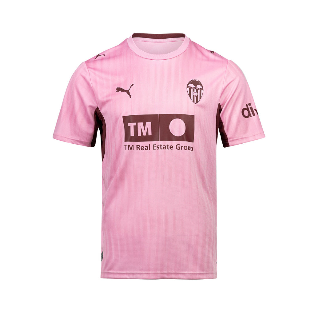 PUMA VALENCIA 2026/2027 THIRD REPLICA JERSEY - PINK LILAC/INTENSE RED