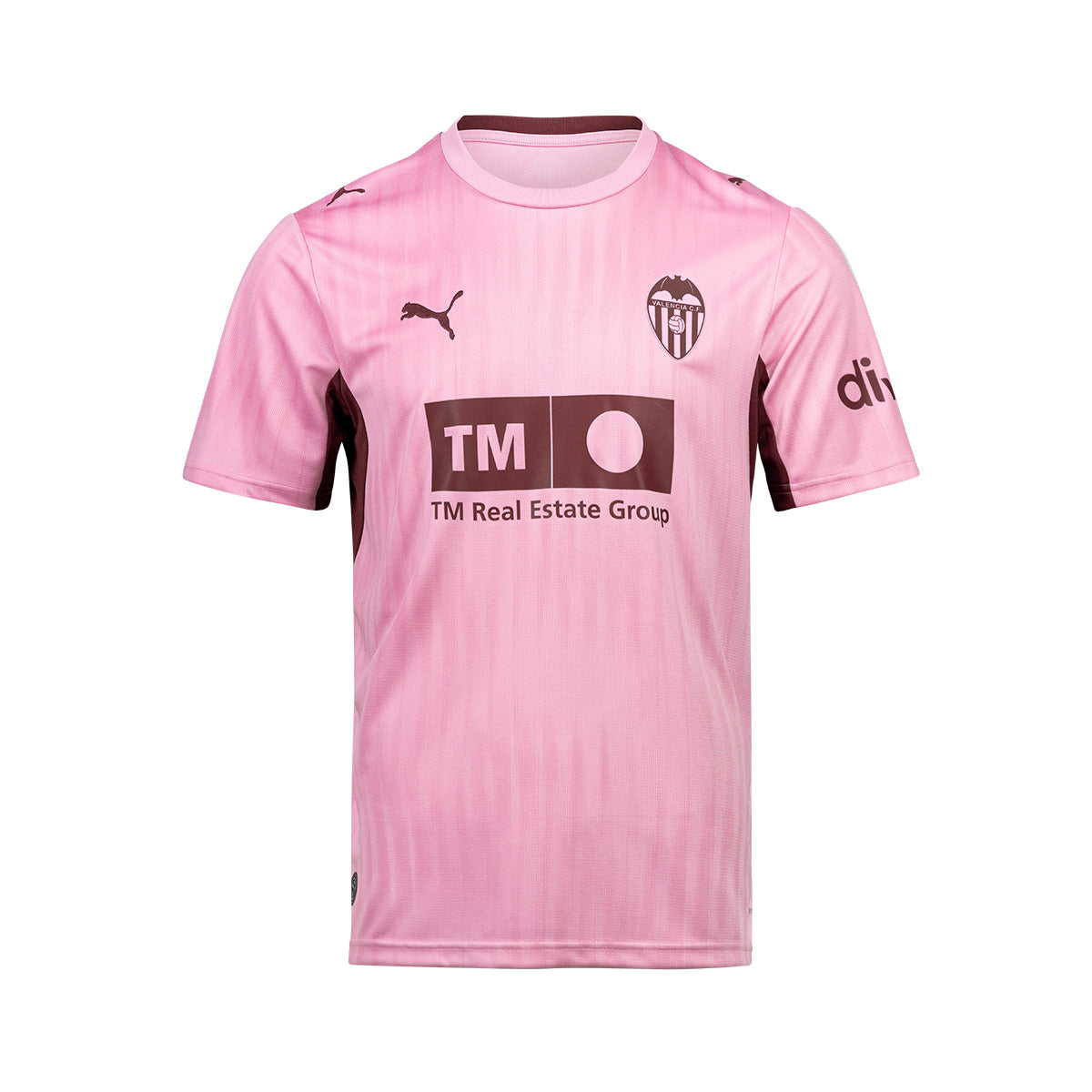 PUMA VALENCIA 2026/2027 THIRD REPLICA JERSEY - PINK LILAC/INTENSE RED