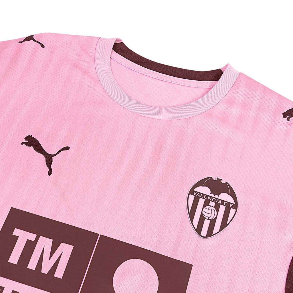 PUMA VALENCIA 2026/2027 THIRD REPLICA JERSEY - PINK LILAC/INTENSE RED