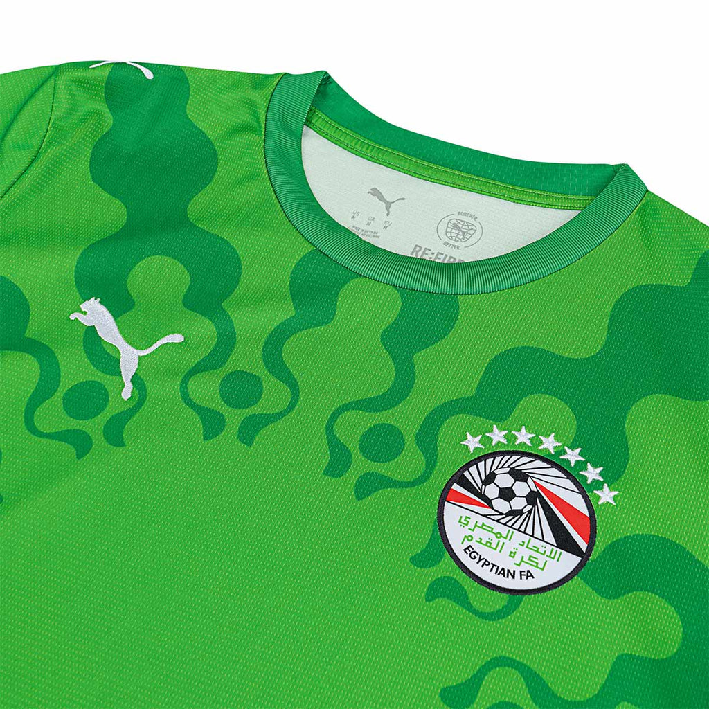 PUMA X EGYPT X SALEHE BEMBURY 2026 GOALKEEPER REPLICA JERSEY - PUMA GREEN/FAST GREEN