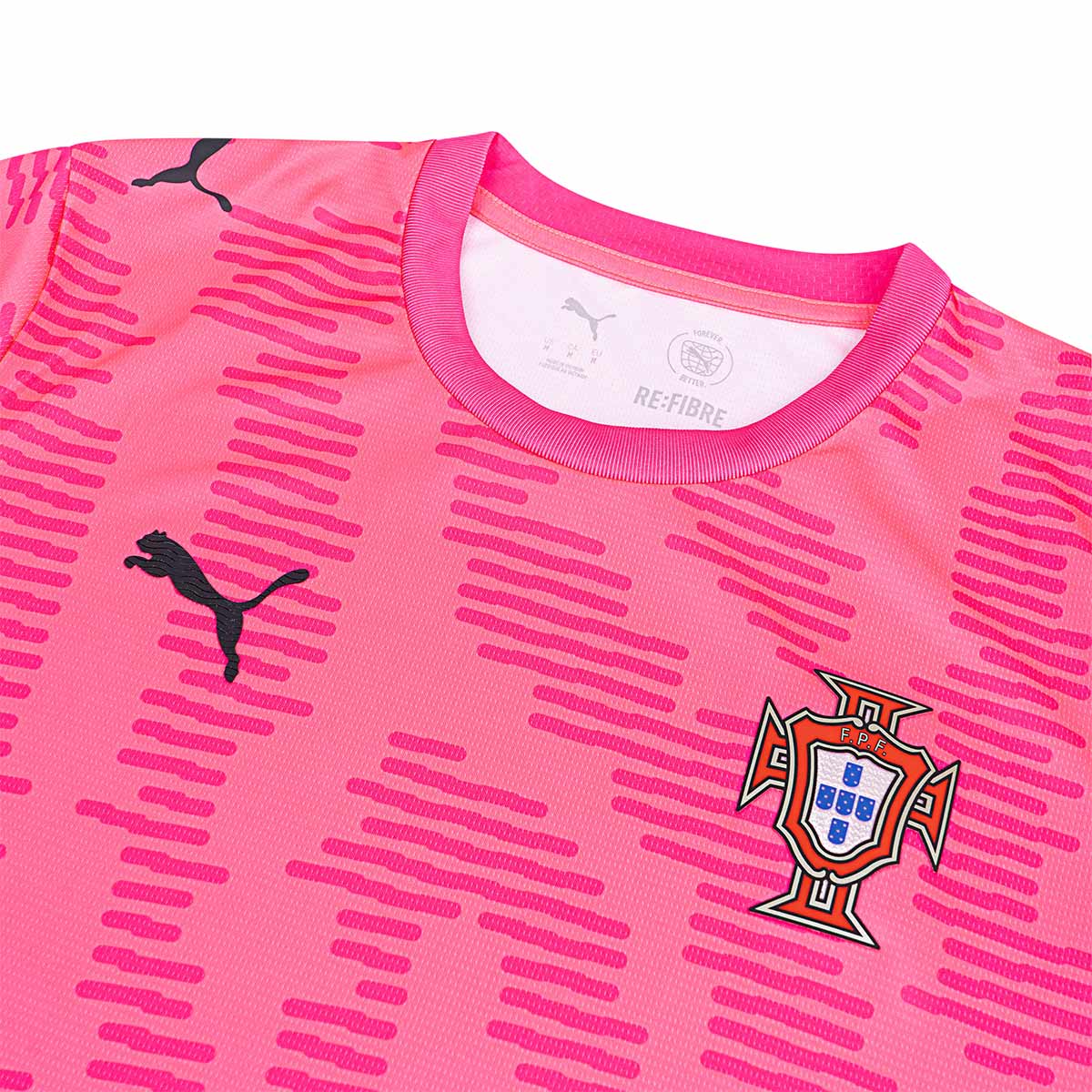 PUMA X PORTUGAL X SALEHE BEMBURY 2026 GOALKEEPER REPLICA JERSEY - SUN STRUCK/FLURO PINK PES
