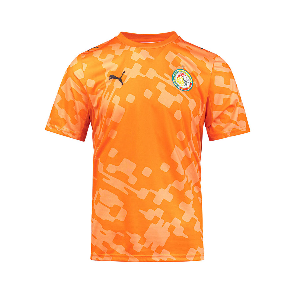 PUMA X SENEGAL X SALEHE BEMBURY 2026 GOALKEEPER REPLICA JERSEY - VERMILLION/ORANGE GLO