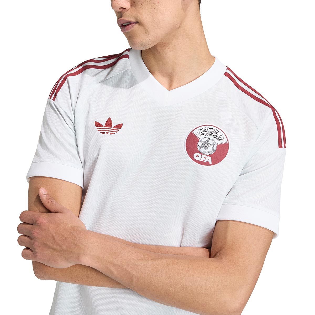 ADIDAS QATAR 2026 AWAY REPLICA JERSEY - WHITE
