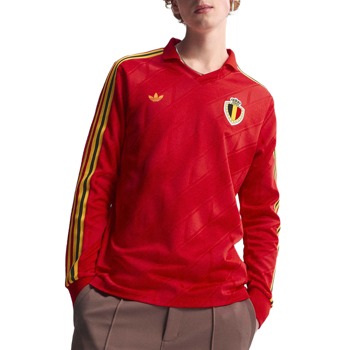 ADIDAS BELGIUM 1986 HOME JERSEY - RED