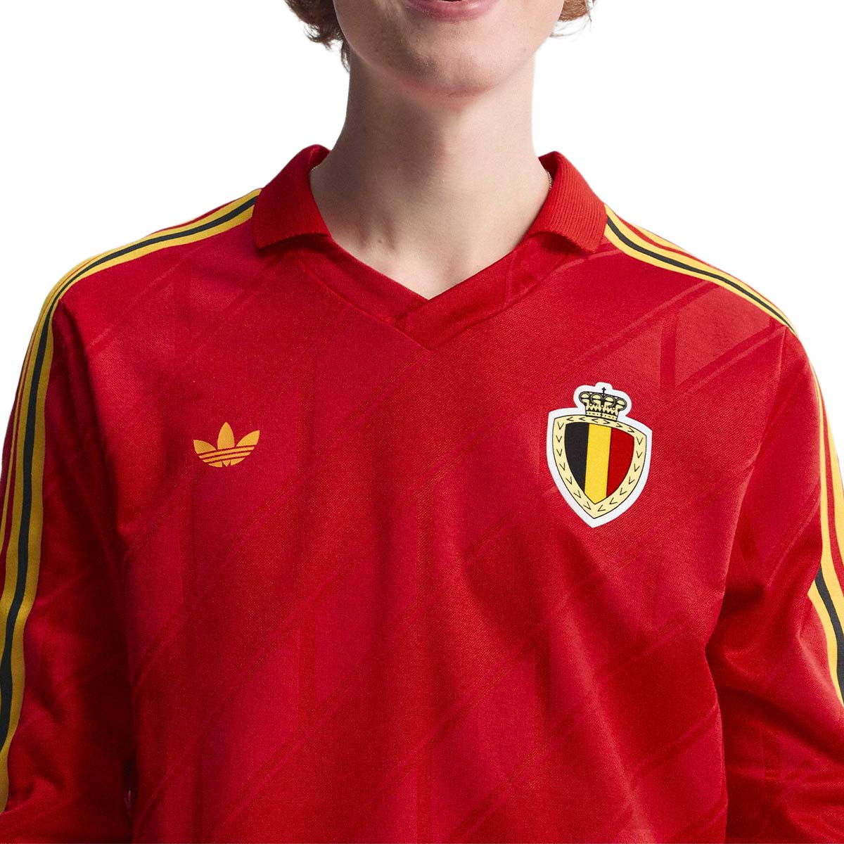 ADIDAS BELGIUM 1986 HOME JERSEY - RED