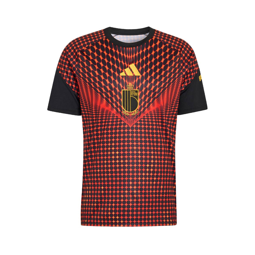 ADIDAS BELGIUM 2026 HOME PRE SHIRT - BLACK/RED