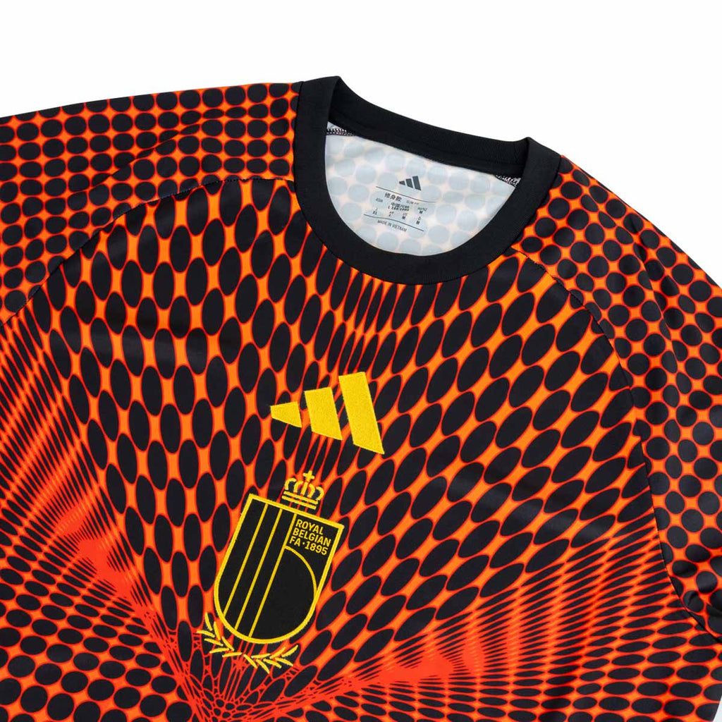ADIDAS BELGIUM 2026 HOME PRE SHIRT - BLACK/RED