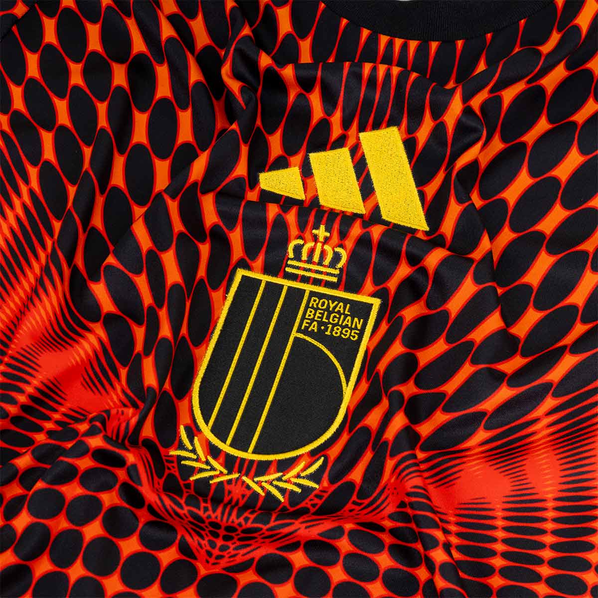 ADIDAS BELGIUM 2026 HOME PRE SHIRT - BLACK/RED