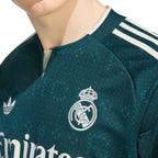 ADIDAS REAL MADRID 2026/2027 AWAY REPLICA LONG SLEEVE JERSEY - AURORA IVY