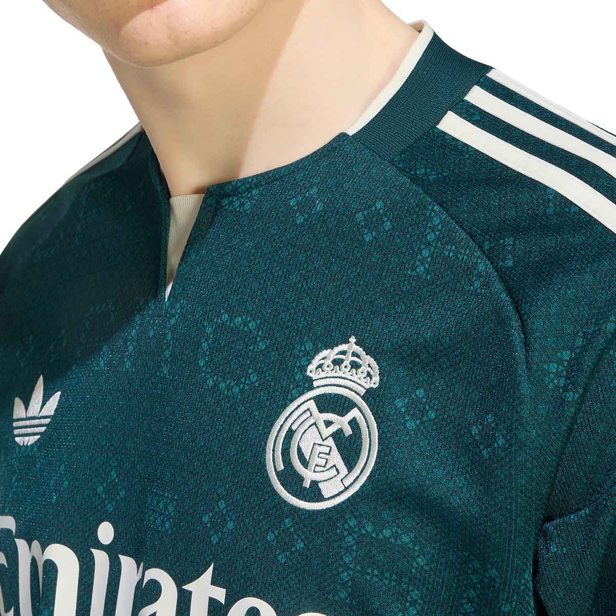 ADIDAS REAL MADRID 2026/2027 AWAY REPLICA LONG SLEEVE JERSEY - AURORA IVY